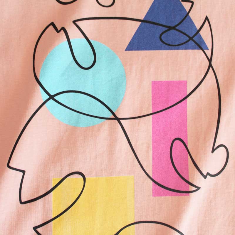 Defeua® T-shirt organic ANTITHESIS dettaglio