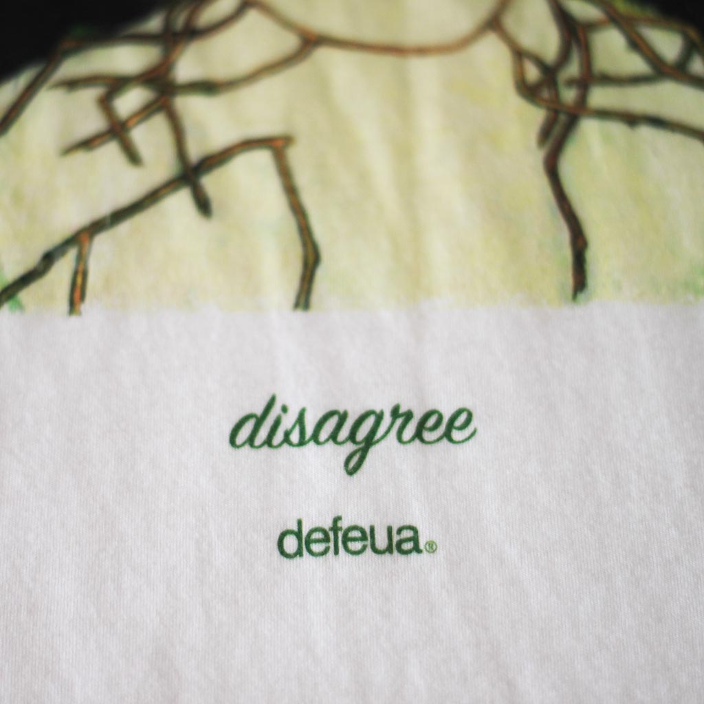 Defeua® T-shirt DISAGREE grafica Frida Kahlo