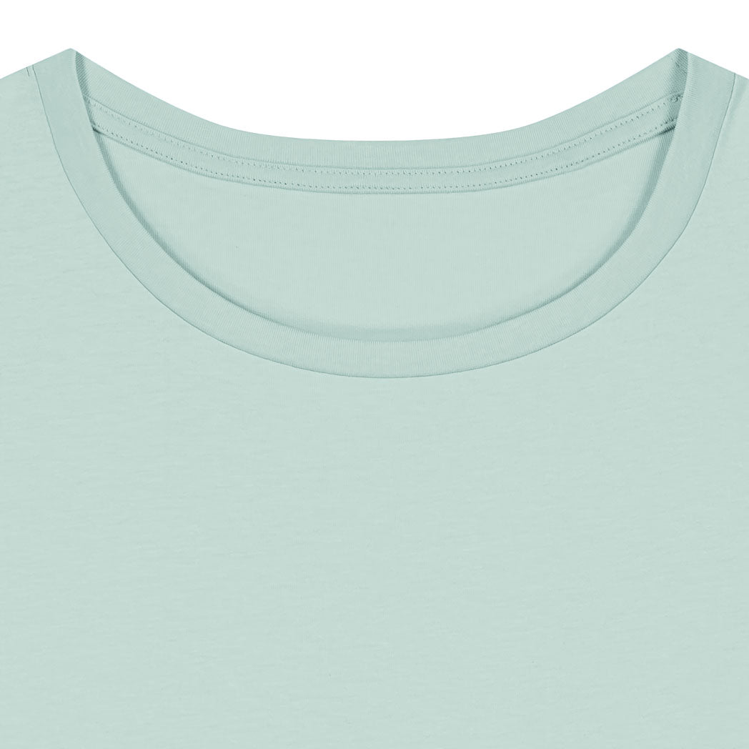 Defeua® DREAM t-shirt donna sul sogno, dettaglio colletto