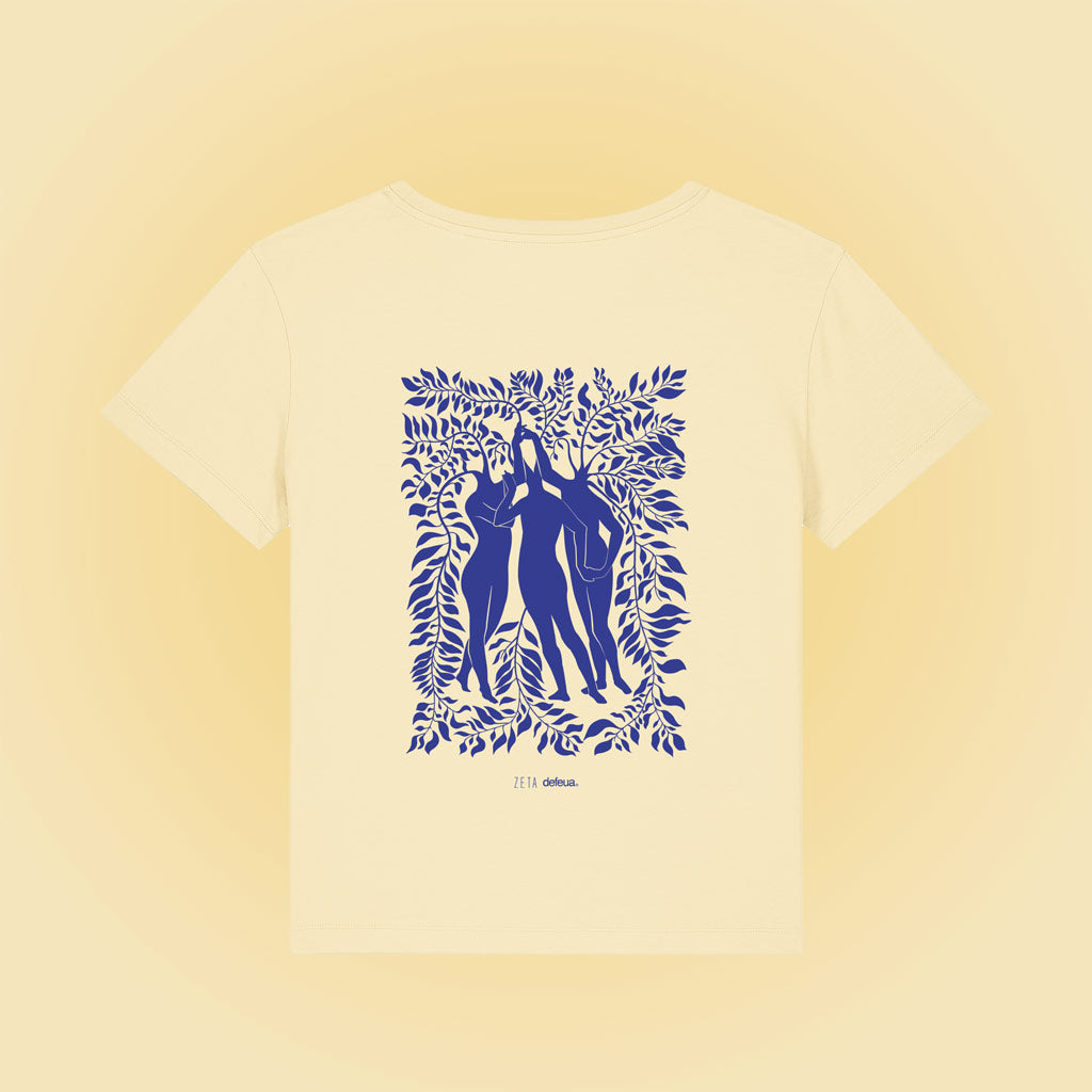 Defeua® FEMMES T-shirt generazione Zeta sulla solidarietà femminile - 100% cotone biologico