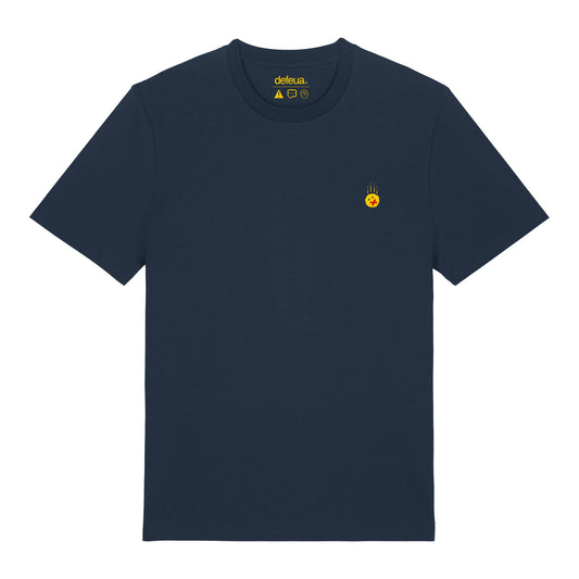 Defeua® FREE FALL t-shirt unisex french navy sulla caduta della libertà d'espressione sui social