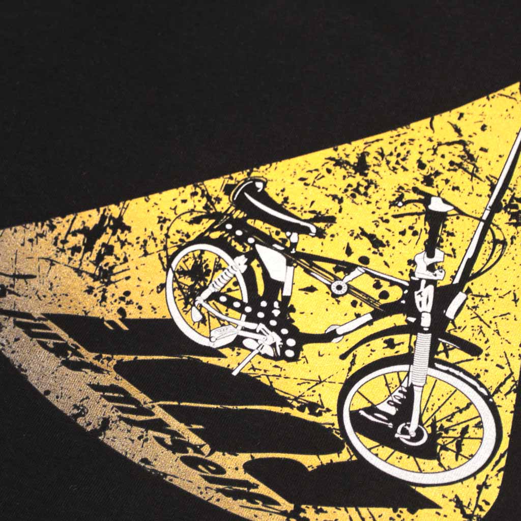 Defeua® RUDE , la tshirt sostenibile con la mitica bici Saltafoss