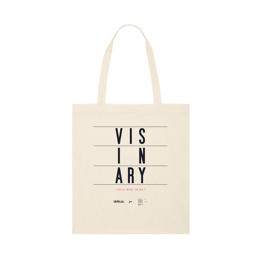 Defeua® VISUONARY la shopper bag del RIFF in 100% cotone organico