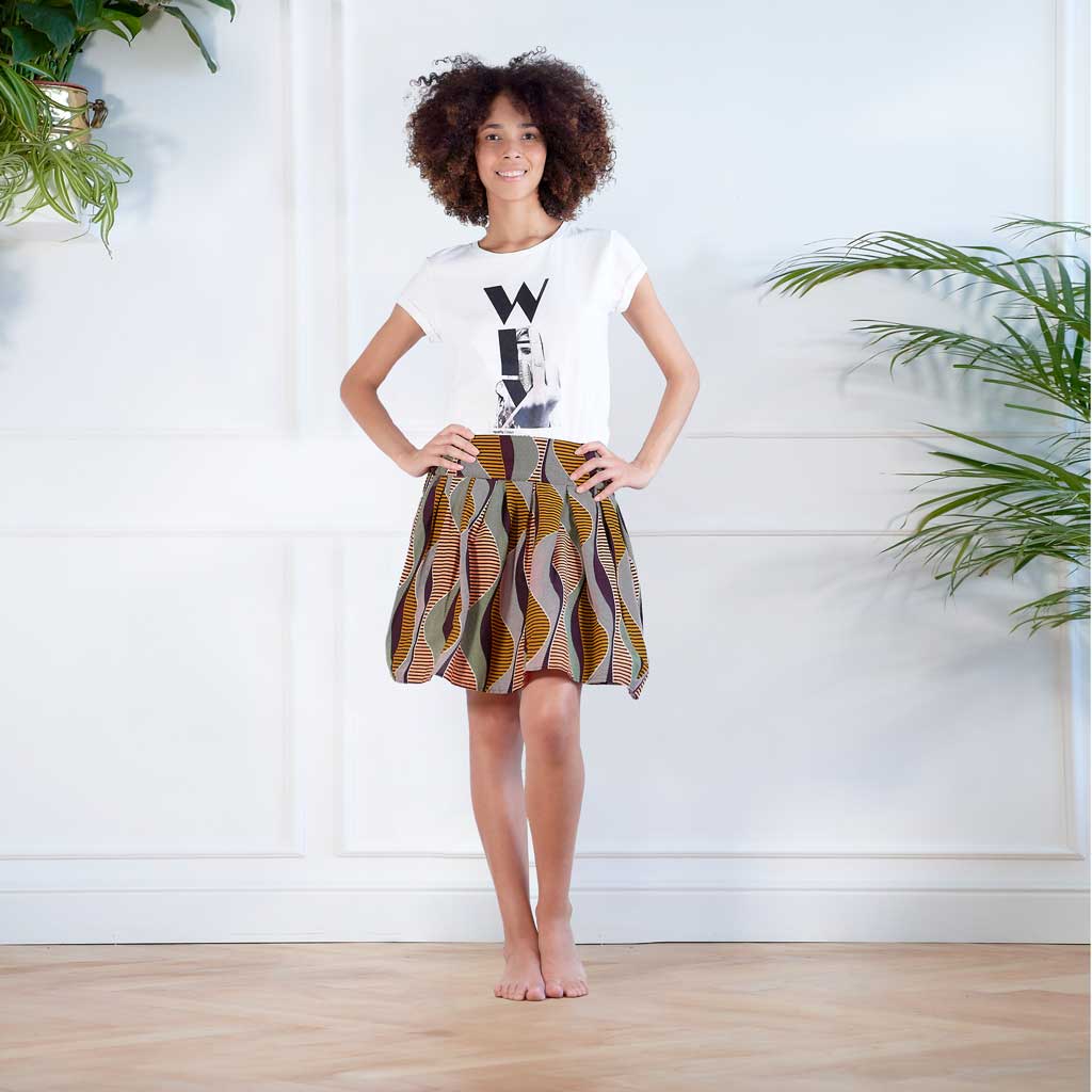 WHY la tshirt donna in 100% cotone organico sulla gender equality