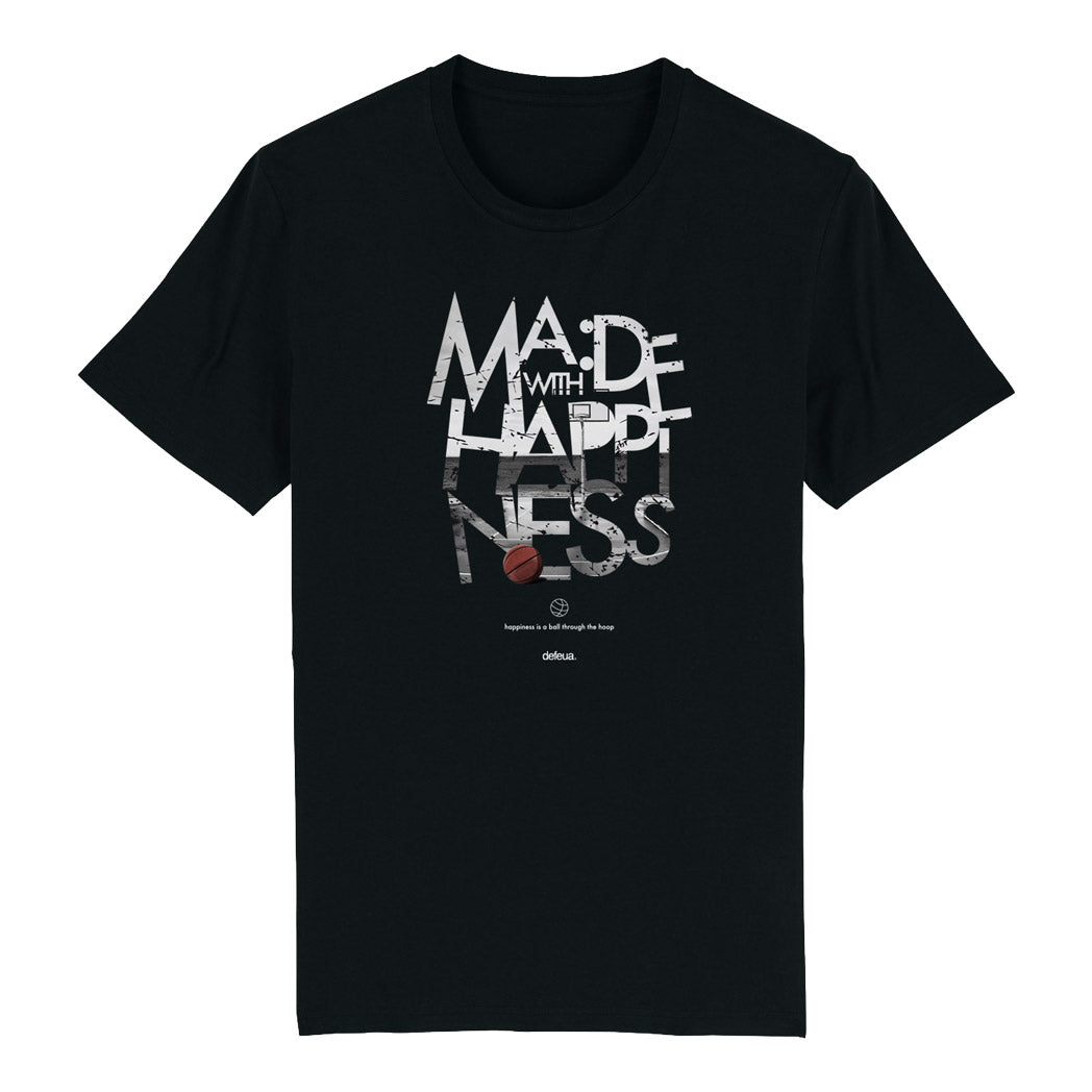 Defeua® "MWH Basketball", la t-shirt sul basket -100% cotone biologico