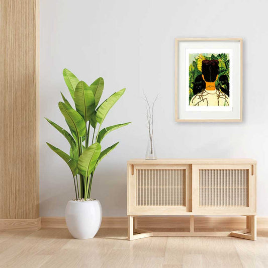 Defeua® DISAGREE la stampa orginale con la grafica su Frida Kahlo da incorniciare e appendere al muro di casa tua