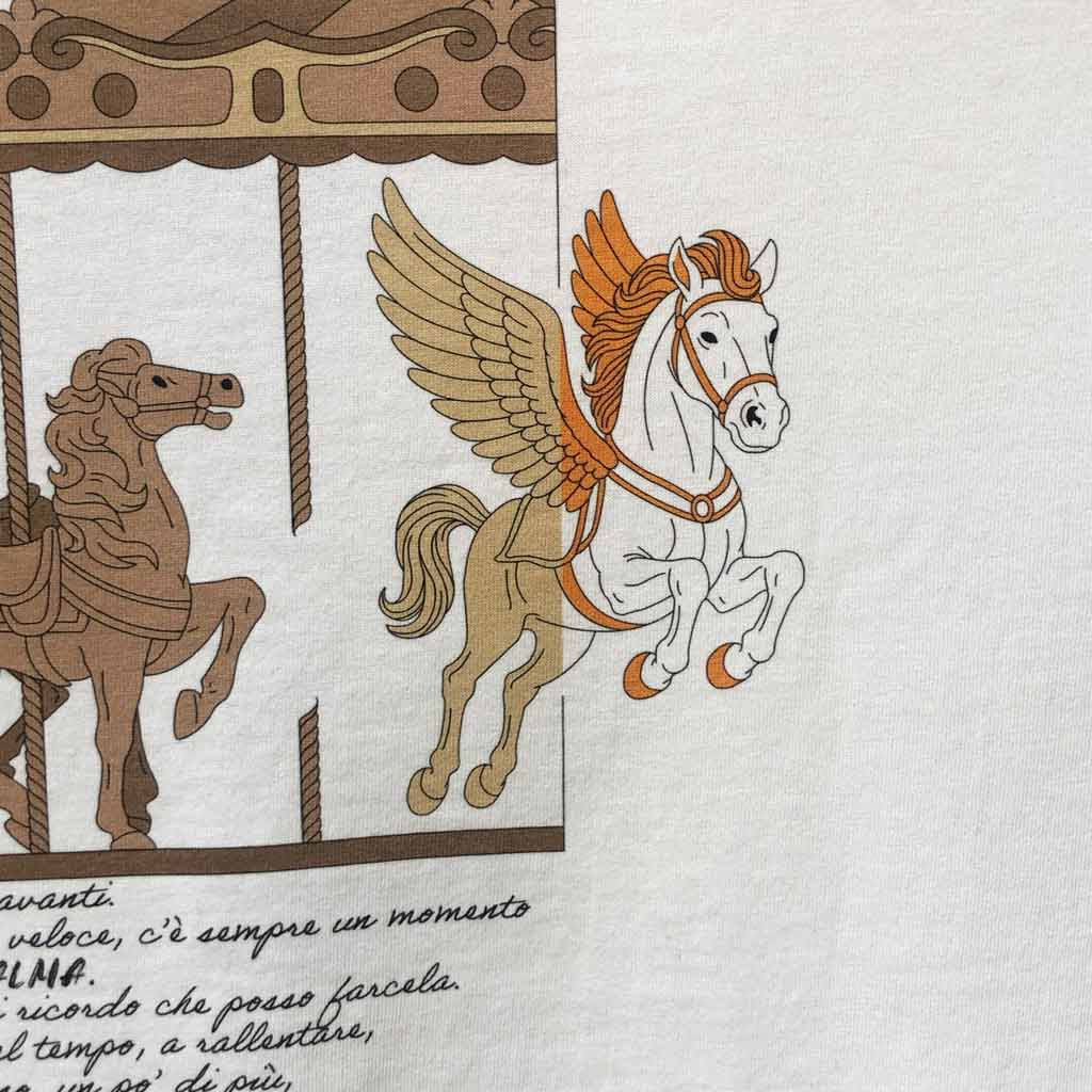 Defeua BREAK THE LOOP maglietta  Gen Z sull'ansia in cotone biologico - dettaglio pegaso 