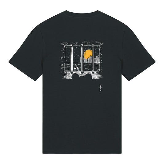 Defeua® COPY & RIGHTS, la t-shirt nera con Topolino e il valore della libertà creativa
