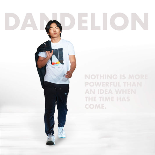 Defeua® DANDELION t-shirt RIFF sulla potenza delle idee
