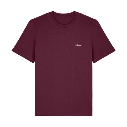 FUORI  t-shirt sostenibile ispirata a Keith Haring, grafica frontale con logo