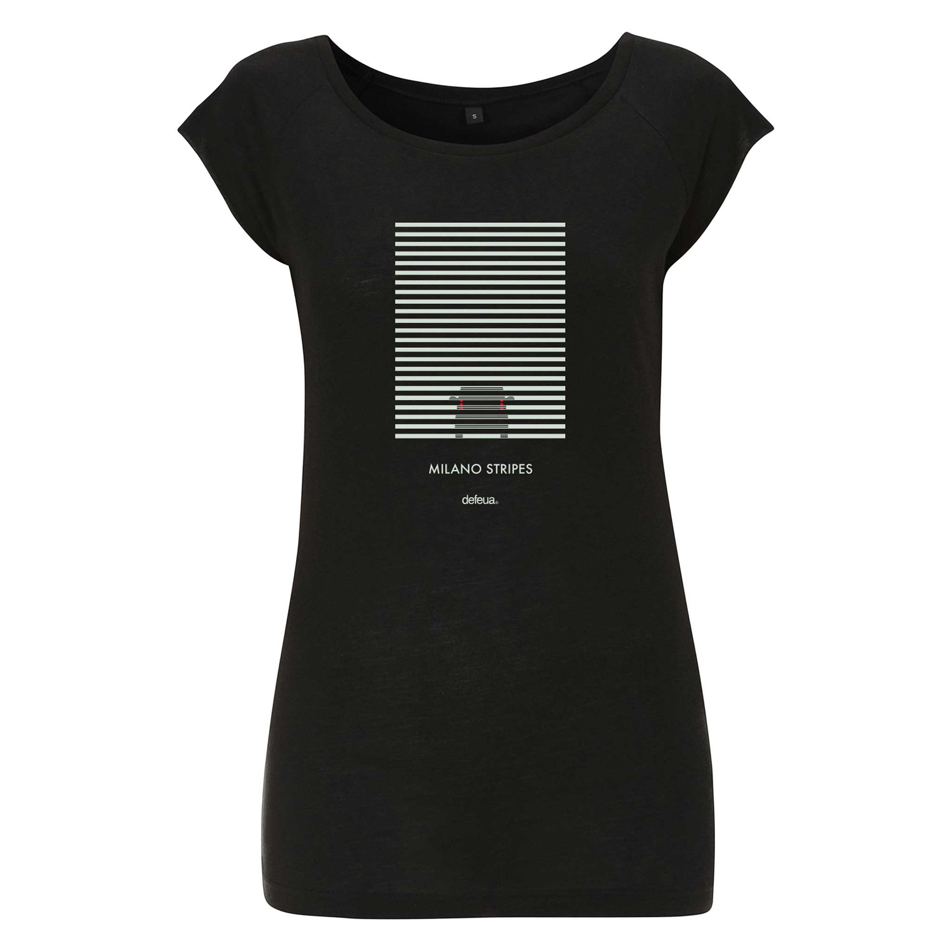 Defeua® MILANO Stripes T-shirt donna bamboo strisce