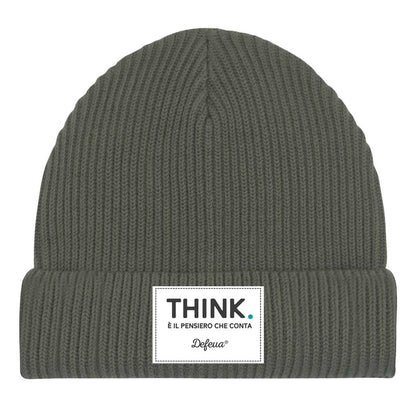 Defeua® THINK beanie pescatore, berretto in cotone biologico - Kakhi