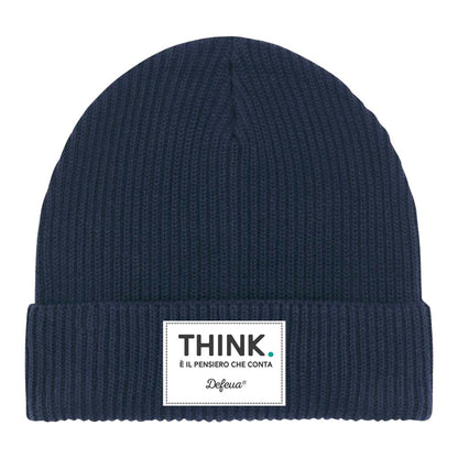 Defeua® THINK beanie pescatore, berretto in cotone biologico - French Navy