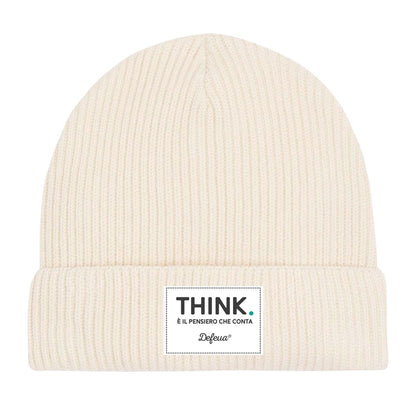 Defeua® THINK beanie pescatore, berretto in cotone biologico - Natural