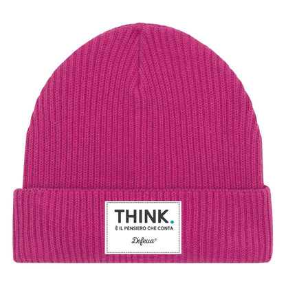 Defeua® THINK beanie pescatore, berretto in cotone biologico - Orchidea