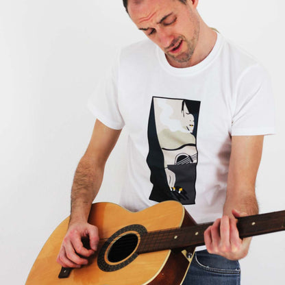 Defeua® IT'S A TRAP t-shirt Fabrizio De Andrè vs Musica Trap