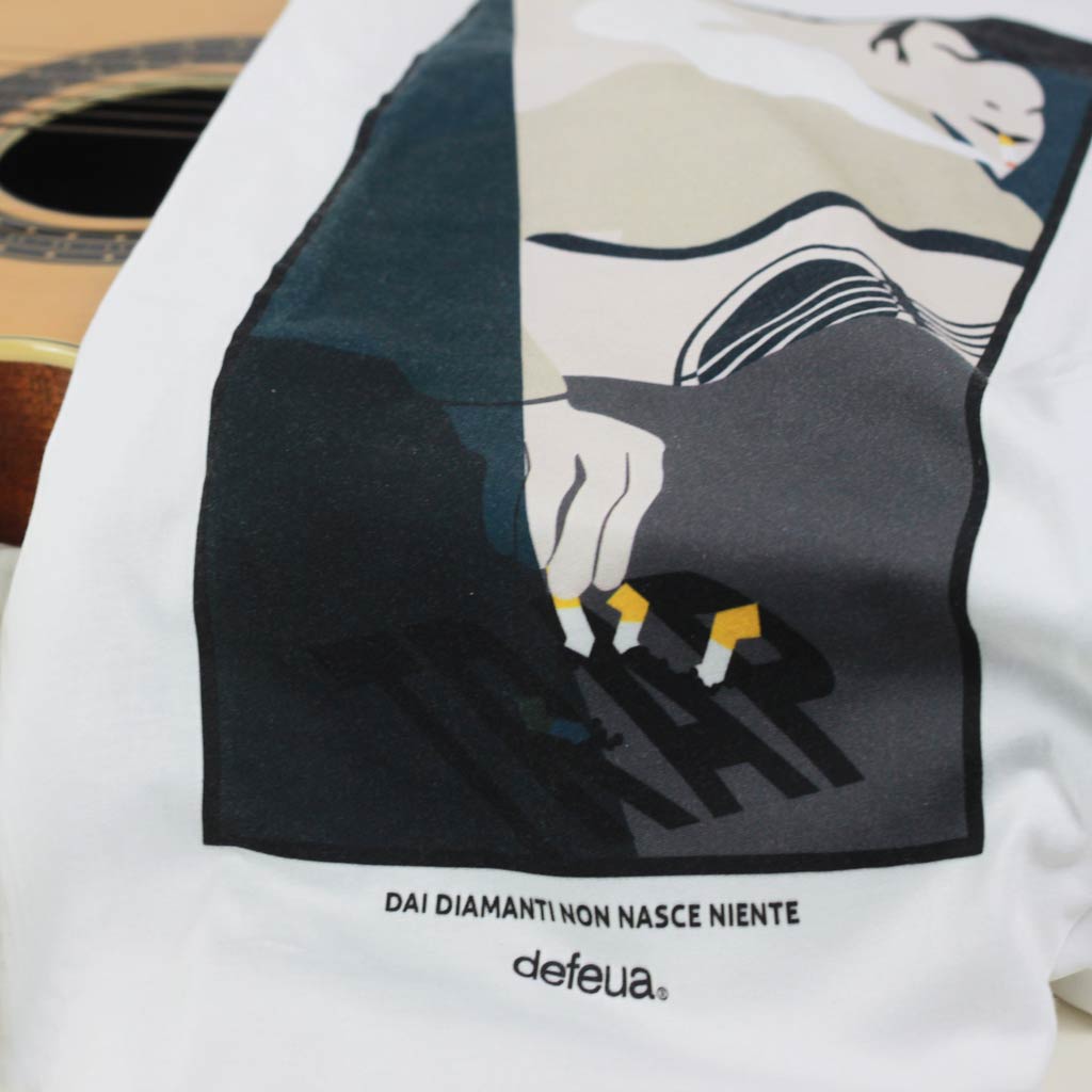Defeua® IT'S A TRAP t-shirt Fabrizio De Andrè vs Musica Trap