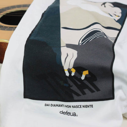 Defeua® IT'S A TRAP t-shirt Fabrizio De Andrè vs Musica Trap