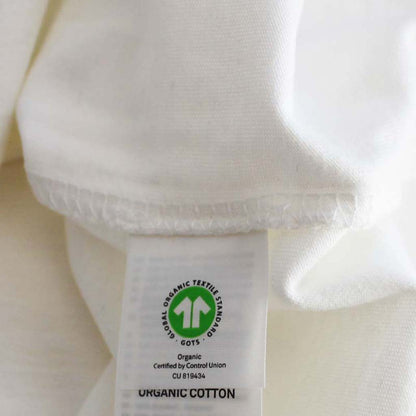 Defeua® WAVE t-shirt cotone biologico surf onda-Off white